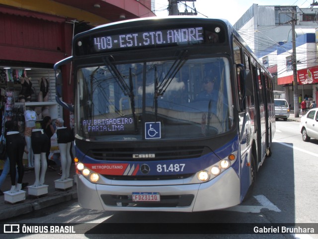 Next Mobilidade - ABC Sistema de Transporte 81.487 na cidade de Santo André, São Paulo, Brasil, por Gabriel Brunhara. Número da foto: #11776946.