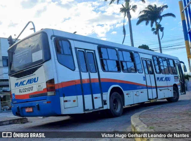 Transportadora Macabu RJ 221.017 na cidade de Macaé, Rio de Janeiro, Brasil, por Victor Hugo Gerhardt Leandro de Nantes. Número da foto: #11776420.