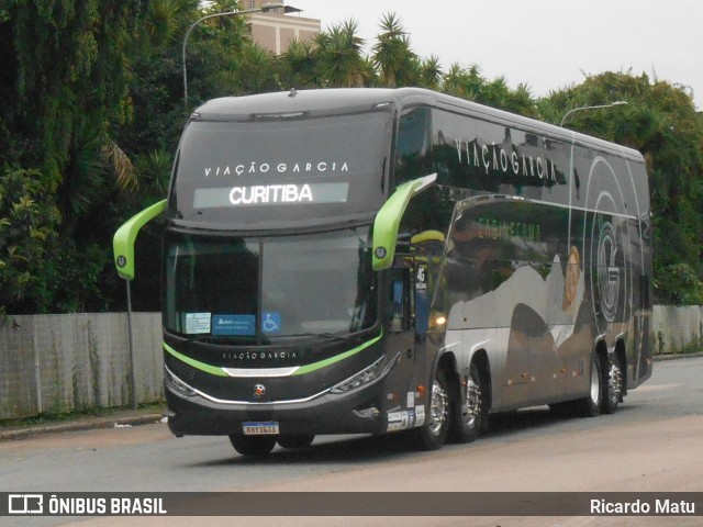 Viação Garcia 86078 na cidade de Curitiba, Paraná, Brasil, por Ricardo Matu. ID da foto: 11775927.