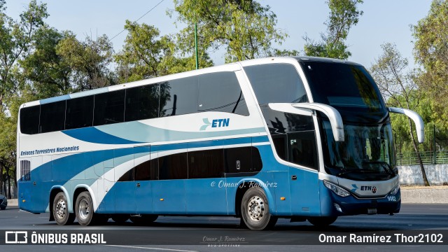 ETN - Enlaces Terrestres Nacionales 9002 na cidade de Gustavo A. Madero, Ciudad de México, México, por Omar Ramírez Thor2102. Número da foto: #11775966.