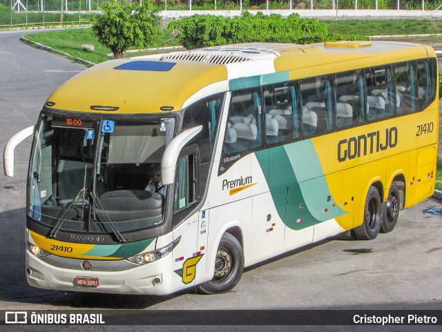 Empresa Gontijo de Transportes 21410 na cidade de Aracaju, Sergipe, Brasil, por Cristopher Pietro. Número da foto: #11777452.