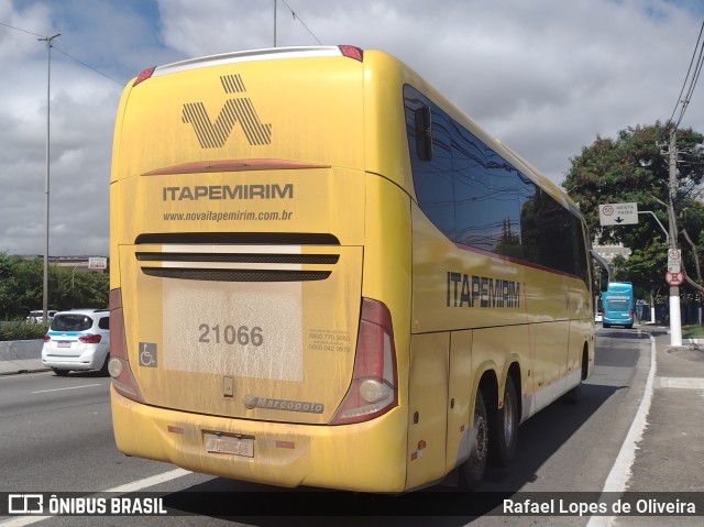 Viação Nova Itapemirim 21066 na cidade de São Paulo, São Paulo, Brasil, por Rafael Lopes de Oliveira. Número da foto: #11775286.