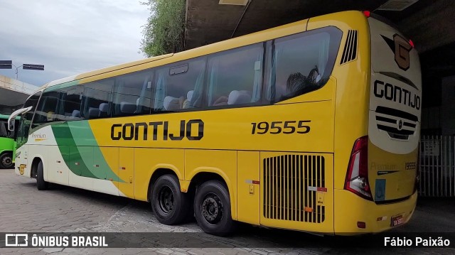 Empresa Gontijo de Transportes 19555 na cidade de Belo Horizonte, Minas Gerais, Brasil, por Fábio Paixão. ID da foto: 11775664.