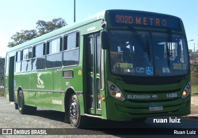 Viação Novo Retiro 1486 na cidade de Contagem, Minas Gerais, Brasil, por Ruan Luiz. ID da foto: 11775882.