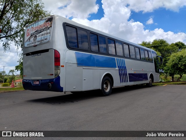 GJ Transportes BUSSCAR na cidade de Santa Fé do Sul, São Paulo, Brasil, por João Vitor Pereira. Número da foto: #11774867.