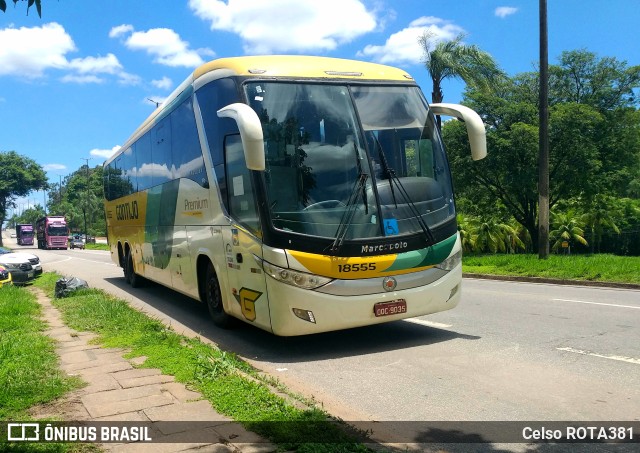 Empresa Gontijo de Transportes 18555 na cidade de Ipatinga, Minas Gerais, Brasil, por Celso ROTA381. Número da foto: #11775636.