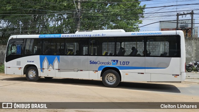 Icaraí Auto Transportes 1.017 na cidade de São Gonçalo, Rio de Janeiro, Brasil, por Cleiton Linhares. Número da foto: #11778179.