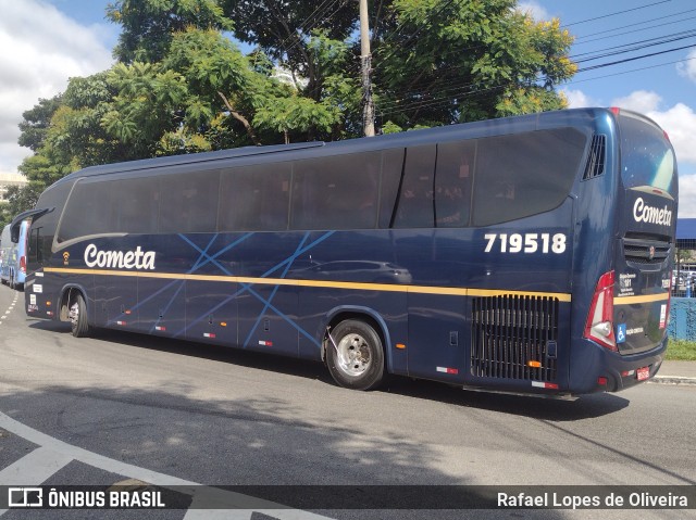 Viação Cometa 719518 na cidade de São Paulo, São Paulo, Brasil, por Rafael Lopes de Oliveira. ID da foto: 11777981.