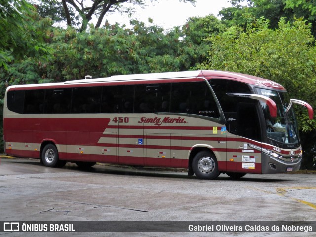 Santa Maria Fretamento e Turismo > Transportes Santa Maria(SP) 450 na cidade de São Paulo, São Paulo, Brasil, por Gabriel Oliveira Caldas da Nobrega. Número da foto: #11778082.