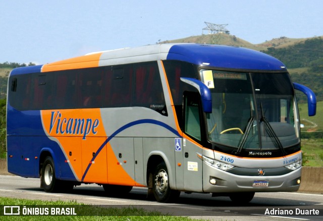 Vicampe Transportes e Turismo 2400 na cidade de Roseira, São Paulo, Brasil, por Adriano Duarte. Número da foto: #11779930.