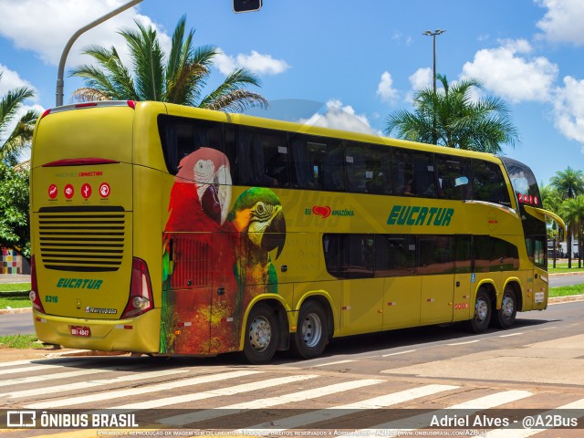 Eucatur - Empresa União Cascavel de Transportes e Turismo 5316 na cidade de Campo Grande, Mato Grosso do Sul, Brasil, por Adriel Alves - @A2Bus. Número da foto: #11778095.