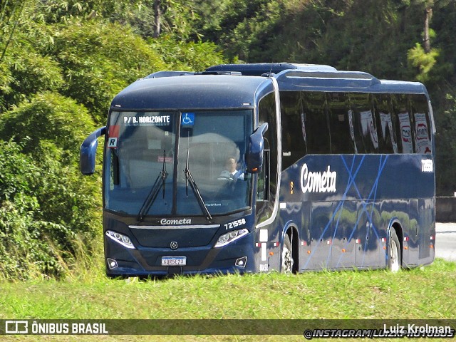 Viação Cometa 721558 na cidade de Juiz de Fora, Minas Gerais, Brasil, por Luiz Krolman. ID da foto: 11778487.