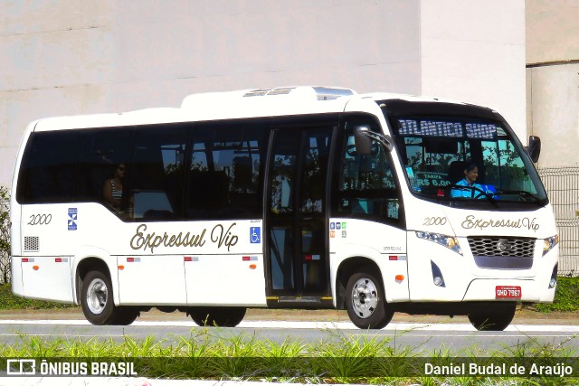 Expressul - Londpart S.A Transportes Urbanos 2000 na cidade de Balneário Camboriú, Santa Catarina, Brasil, por Daniel Budal de Araújo. Número da foto: #11780033.