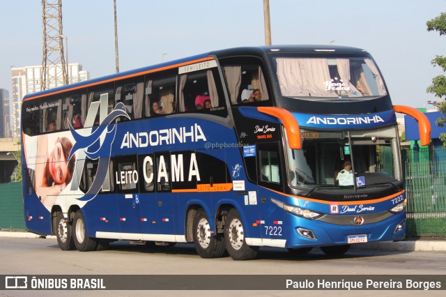 Empresa de Transportes Andorinha 7222 na cidade de São Paulo, São Paulo, Brasil, por Paulo Henrique Pereira Borges. Número da foto: #11780287.
