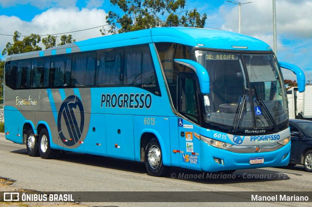 Auto Viação Progresso 6015 na cidade de Caruaru, Pernambuco, Brasil, por Manoel Mariano. ID da foto: 11777936.