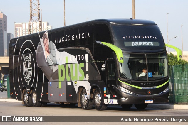 Viação Garcia 88008 na cidade de São Paulo, São Paulo, Brasil, por Paulo Henrique Pereira Borges. Número da foto: #11780275.