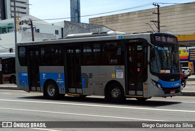 Transwolff Transportes e Turismo 6 6866 na cidade de São Paulo, São Paulo, Brasil, por Diego Cardoso da Silva. Número da foto: #11778161.