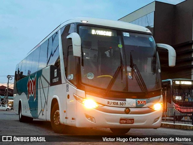 Auto Viação 1001 RJ 108.507 na cidade de Macaé, Rio de Janeiro, Brasil, por Victor Hugo Gerhardt Leandro de Nantes. ID da foto: 11777911.