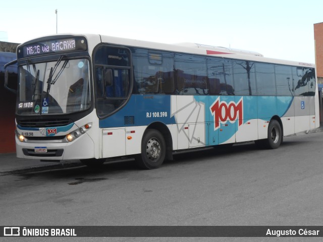 Auto Viação 1001 RJ 108.598 na cidade de Niterói, Rio de Janeiro, Brasil, por Augusto César. ID da foto: 11779173.