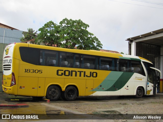 Empresa Gontijo de Transportes 18305 na cidade de Fortaleza, Ceará, Brasil, por Alisson Wesley. ID da foto: 11781621.