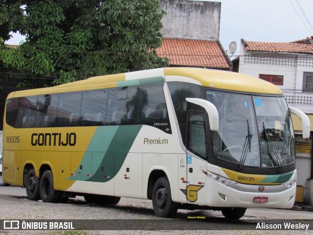 Empresa Gontijo de Transportes 18035 na cidade de Fortaleza, Ceará, Brasil, por Alisson Wesley. ID da foto: 11781671.