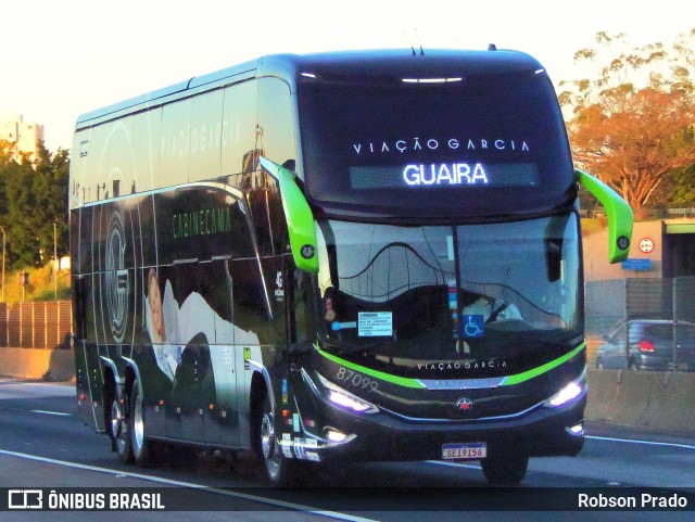 Viação Garcia 87099 na cidade de São José dos Campos, São Paulo, Brasil, por Robson Prado. Número da foto: #11782069.