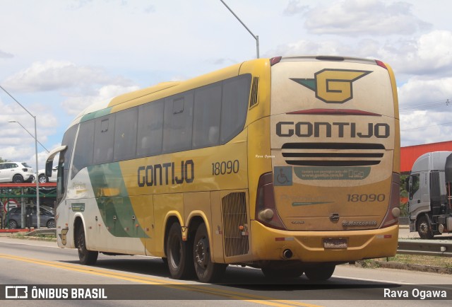 Empresa Gontijo de Transportes 18090 na cidade de Vitória da Conquista, Bahia, Brasil, por Rava Ogawa. Número da foto: #11784715.