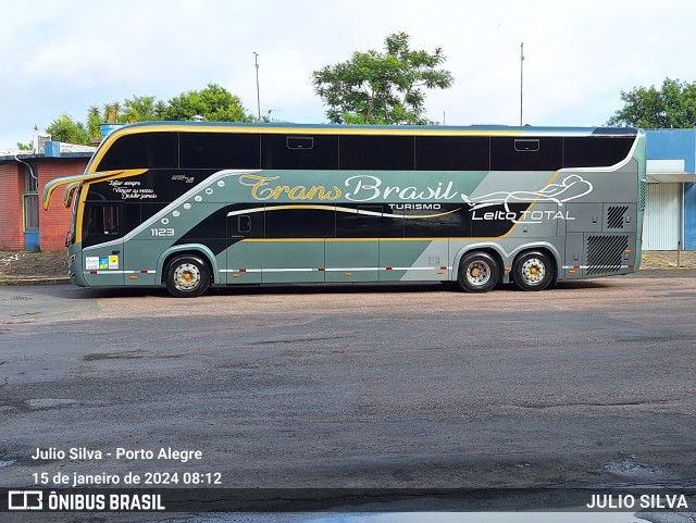 TransBrasil Turismo 1123 na cidade de Porto Alegre, Rio Grande do Sul, Brasil, por JULIO SILVA. Número da foto: #11783765.