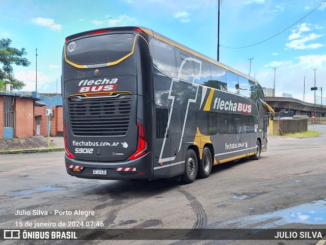 Flecha Bus 59012 na cidade de Porto Alegre, Rio Grande do Sul, Brasil, por JULIO SILVA. Número da foto: #11783782.