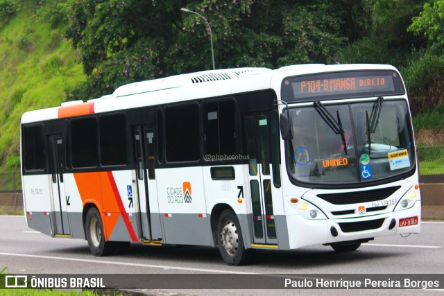 Viação Cidade do Aço RJ 174.151 na cidade de Piraí, Rio de Janeiro, Brasil, por Paulo Henrique Pereira Borges. ID da foto: 11784313.