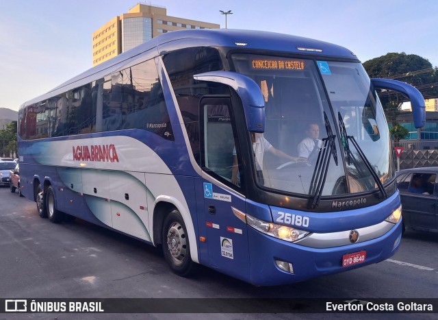 Viação Águia Branca 26180 na cidade de Cariacica, Espírito Santo, Brasil, por Everton Costa Goltara. Número da foto: #11785166.