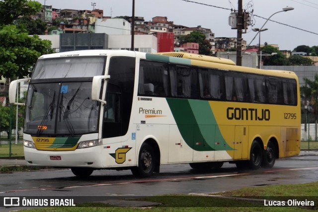 Empresa Gontijo de Transportes 12795 na cidade de Vitória, Espírito Santo, Brasil, por Lucas Oliveira. ID da foto: 11784799.