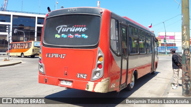 Transportes Fenur 482 na cidade de Valparaíso, Valparaíso, Valparaíso, Chile, por Benjamín Tomás Lazo Acuña. ID da foto: 11783863.