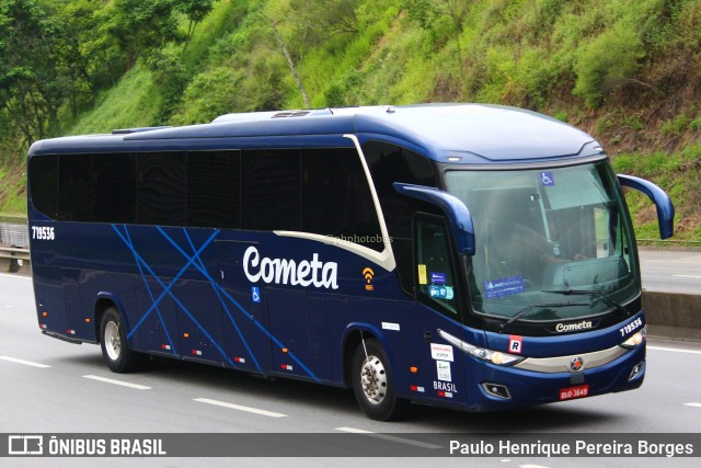 Viação Cometa 719536 na cidade de Piraí, Rio de Janeiro, Brasil, por Paulo Henrique Pereira Borges. ID da foto: 11784296.