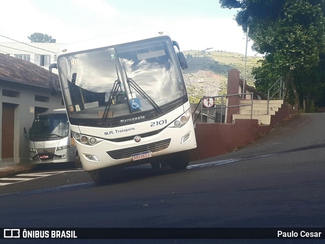 MA Transportes 2101 na cidade de Itabira, Minas Gerais, Brasil, por Paulo Cesar. ID da foto: 11784586.