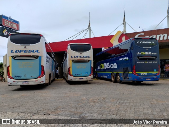 LopeSul Transportes - Lopes e Oliveira Transportes e Turismo - Lopes Sul 3029 na cidade de Paranaíba, Mato Grosso do Sul, Brasil, por João Vitor Pereira. Número da foto: #11786397.