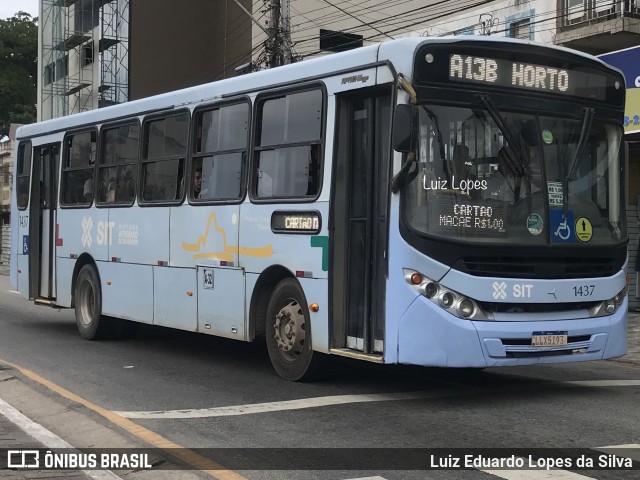 SIT Macaé Transportes 1437 na cidade de Macaé, Rio de Janeiro, Brasil, por Luiz Eduardo Lopes da Silva. Número da foto: #11788108.