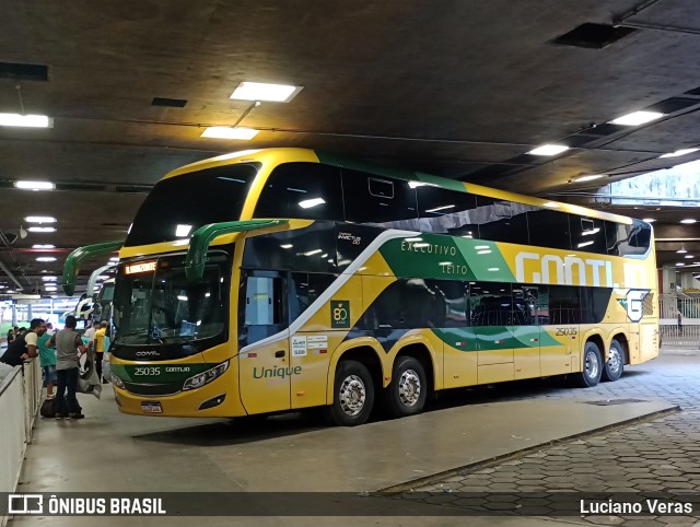 Empresa Gontijo de Transportes 25035 na cidade de Belo Horizonte, Minas Gerais, Brasil, por Luciano Veras. ID da foto: 11785688.