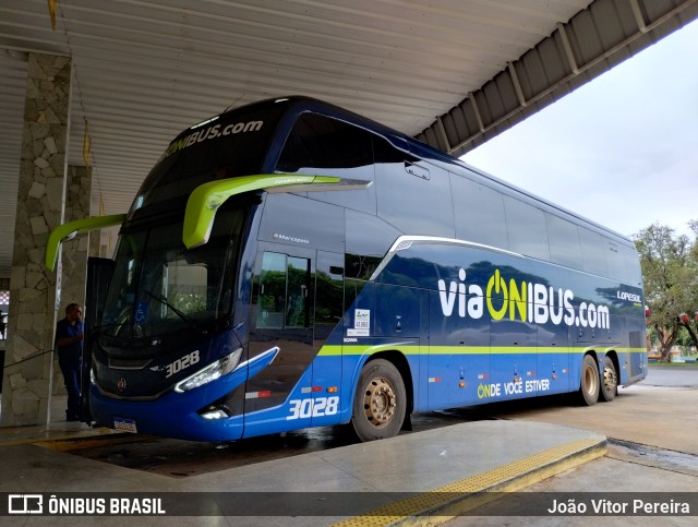 LopeSul Transportes - Lopes e Oliveira Transportes e Turismo - Lopes Sul 3028 na cidade de Santa Fé do Sul, São Paulo, Brasil, por João Vitor Pereira. ID da foto: 11788511.