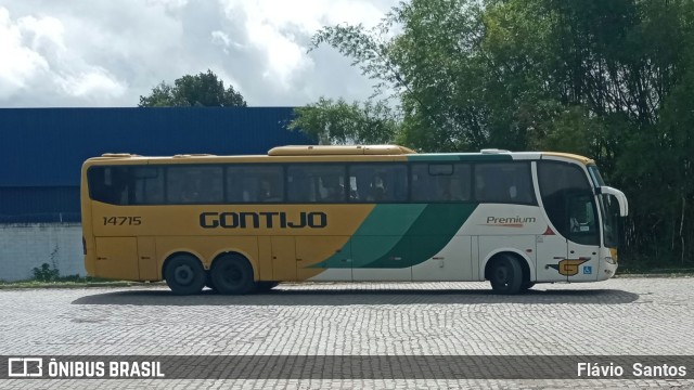 Empresa Gontijo de Transportes 14715 na cidade de Cruz das Almas, Bahia, Brasil, por Flávio  Santos. ID da foto: 11785852.