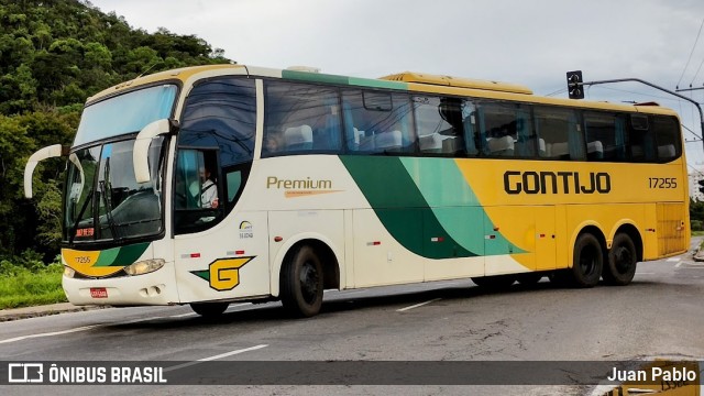 Empresa Gontijo de Transportes 17255 na cidade de Juiz de Fora, Minas Gerais, Brasil, por Juan Pablo. ID da foto: 11787600.