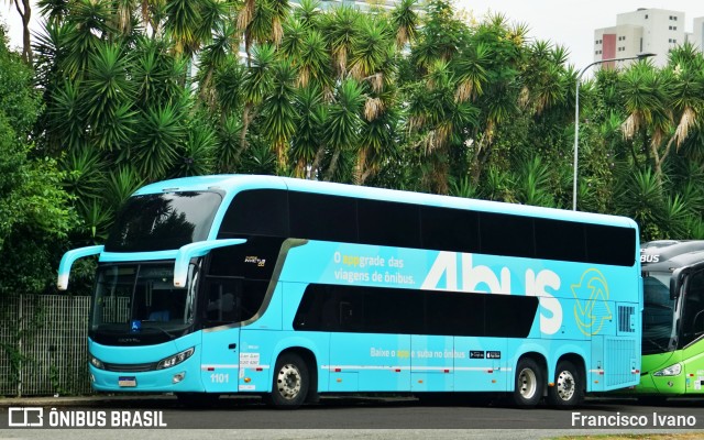 4bus - Cooperativa de Transporte Rodoviário de Passageiros Serviços e Tecnologia - Buscoop 1100 na cidade de Curitiba, Paraná, Brasil, por Francisco Ivano. Número da foto: #11786232.