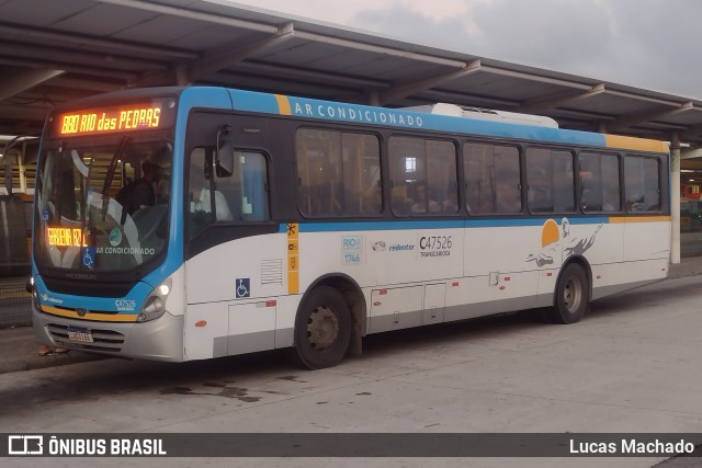 Viação Redentor C47526 na cidade de Rio de Janeiro, Rio de Janeiro, Brasil, por Lucas Machado. Número da foto: #11787035.