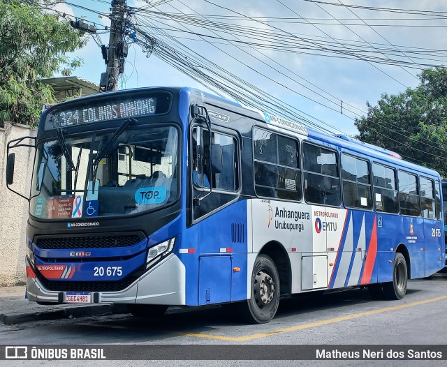 Auto Viação Urubupungá 20.675 na cidade de Santana de Parnaíba, São Paulo, Brasil, por Matheus Neri dos Santos. Número da foto: #11785865.