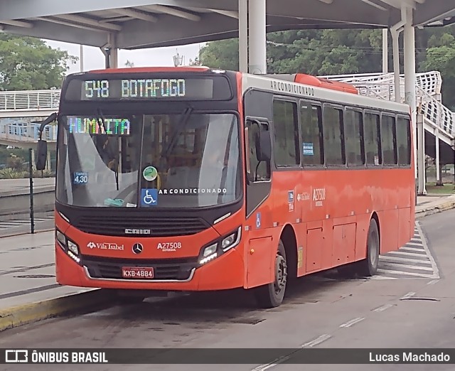 Transportes Vila Isabel A27508 na cidade de Rio de Janeiro, Rio de Janeiro, Brasil, por Lucas Machado. Número da foto: #11787042.