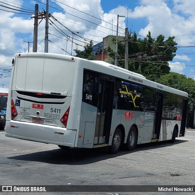 Next Mobilidade - ABC Sistema de Transporte 5411 na cidade de São Paulo, São Paulo, Brasil, por Michel Nowacki. ID da foto: 11787266.