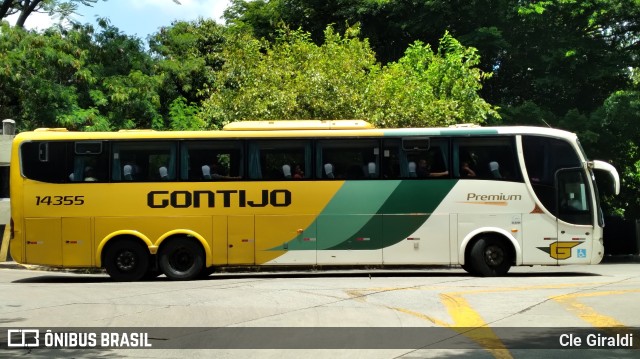 Empresa Gontijo de Transportes 14355 na cidade de São Paulo, São Paulo, Brasil, por Cle Giraldi. ID da foto: 11785917.