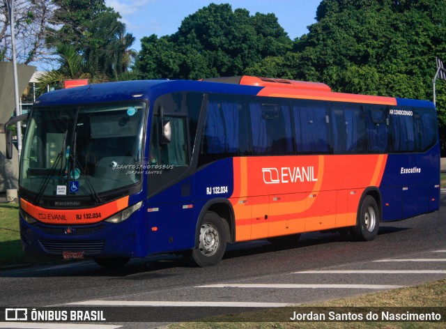 Evanil Transportes e Turismo RJ 132.034 na cidade de Rio de Janeiro, Rio de Janeiro, Brasil, por Jordan Santos do Nascimento. Número da foto: #11786825.