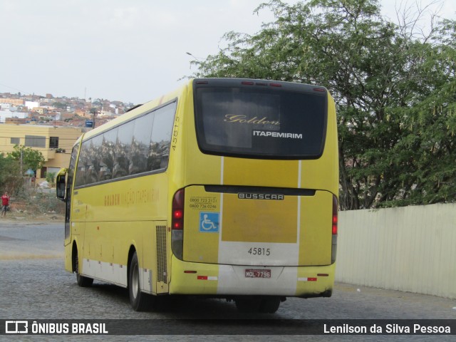 Viação Itapemirim 45815 na cidade de Caruaru, Pernambuco, Brasil, por Lenilson da Silva Pessoa. ID da foto: 11787966.