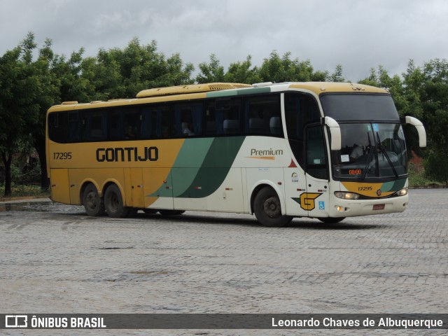 Empresa Gontijo de Transportes 17295 na cidade de Santa Maria da Vitória, Bahia, Brasil, por Leonardo Chaves de Albuquerque. ID da foto: 11788169.